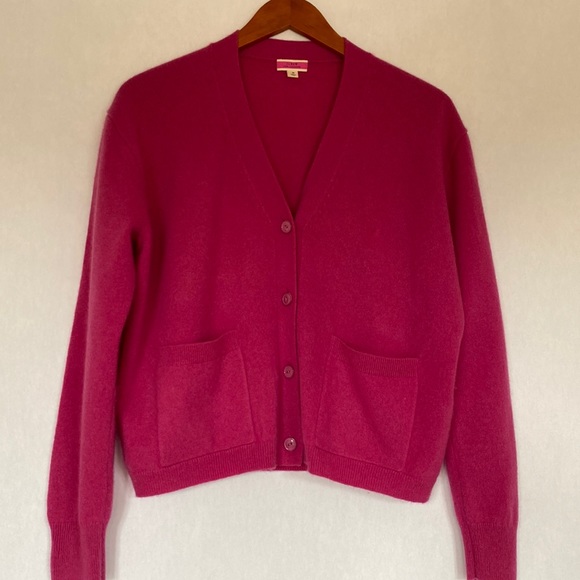 J. Crew Cashmere Patch Pocket Cardigan - Picture 1 of 7